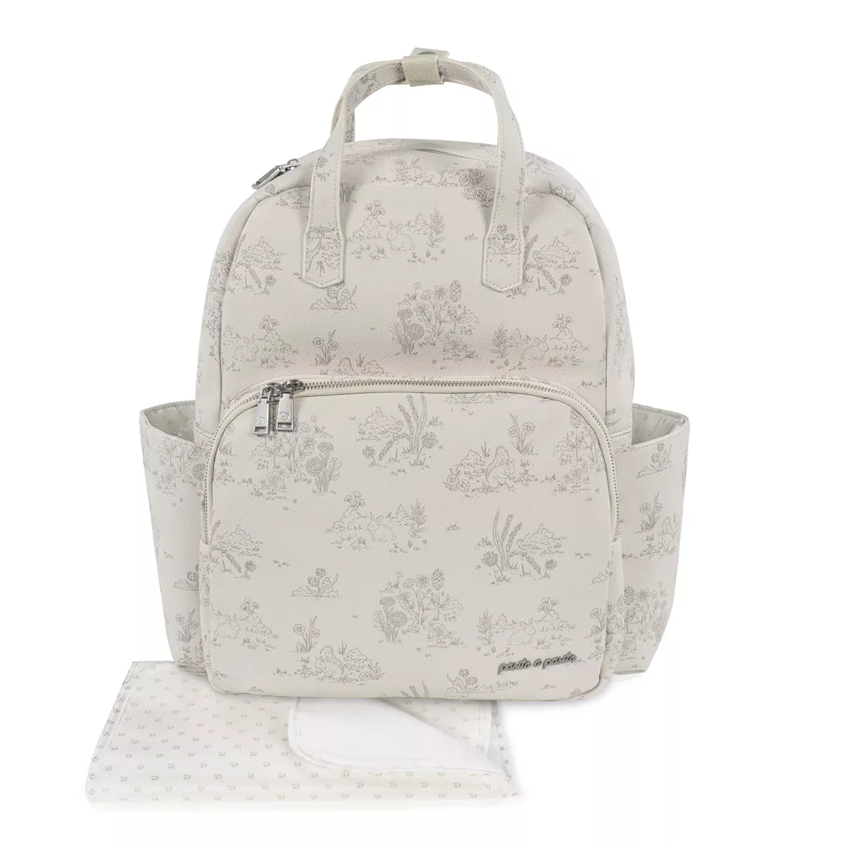 Mochila Toile de Jouy Cream Pasito a Pasito